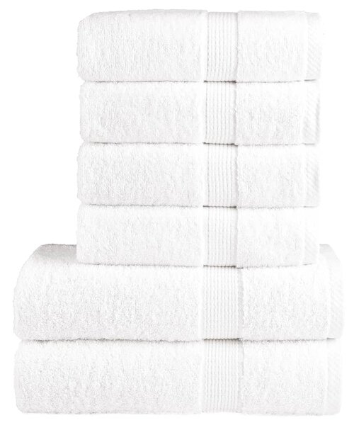 6dílná sada ručníků Premium SOLUND bílá 600 g/m² 137553