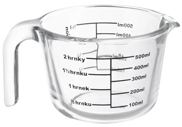 Kuchyňská odměrka 0,5 l, borosilikátové sklo ORION 120562