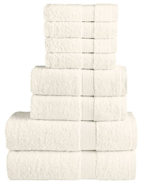 8dílná sada ručníků Premium SOLUND krémová 600 g/m² 137550