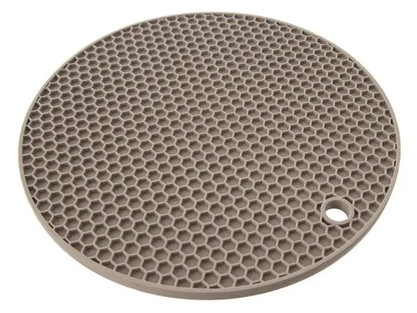 Silikonová podložka pod hrnec Ø 17,8 cm, kávově hnědá ORION 121576