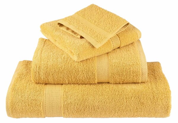 6dílná sada ručníků Premium SOLUND zlatá 600 g/m² 137559