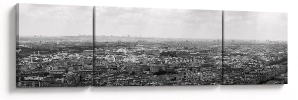 Obraz - Střechy domů v Paříži (170x50 cm)