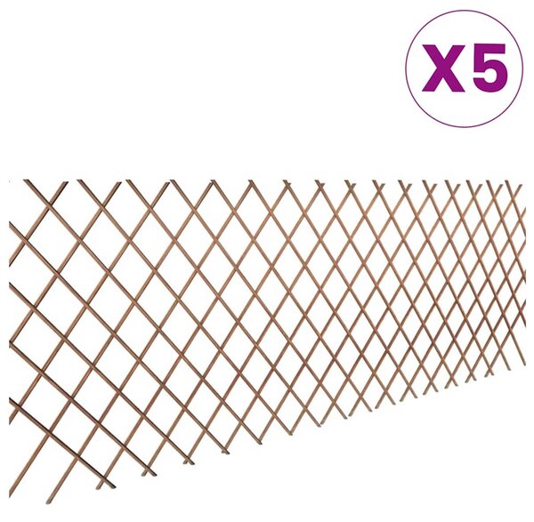 Vrbový trelážový plot 5 ks 180 x 90 cm 140395