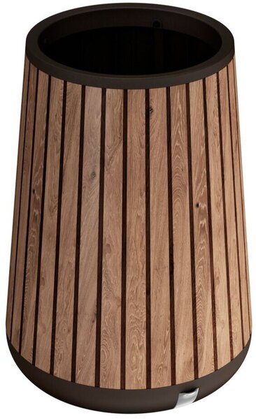 Deco Conic Tall Květináč 72,5 x 51 cm, hnědý KETER 261036