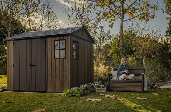 Apex Zahradní domek 9x7,5, walnut KETER 263958