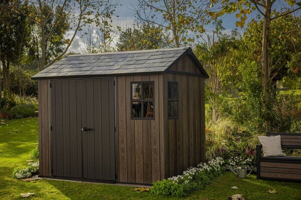 Apex Zahradní domek 9x7,5, walnut KETER 263958