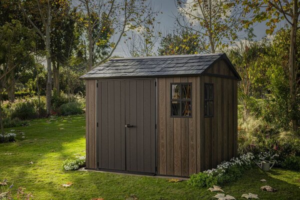 Apex Zahradní domek 9x7,5, walnut KETER 263958