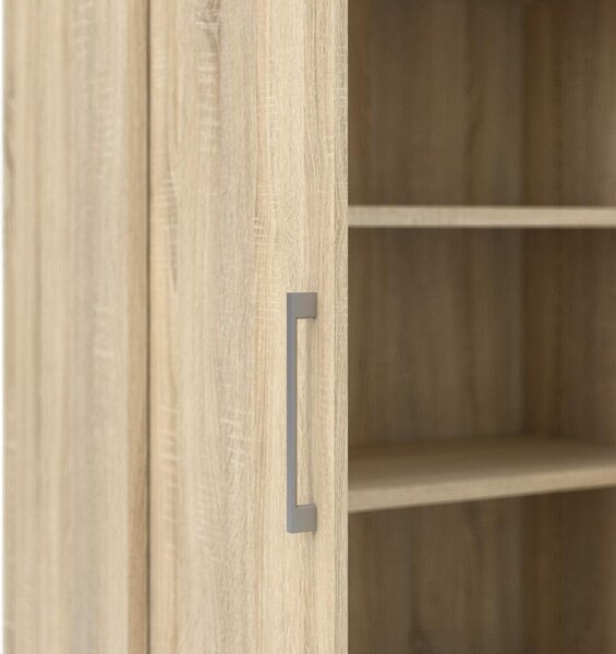 Skříň Modulo 89 x 40 x 221,5 cm, dveře dřevo, dub sonoma