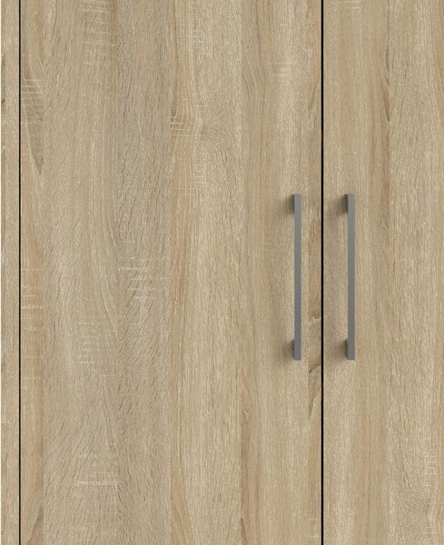 Skříň Modulo 89 x 40 x 221,5 cm, dveře dřevo, dub sonoma