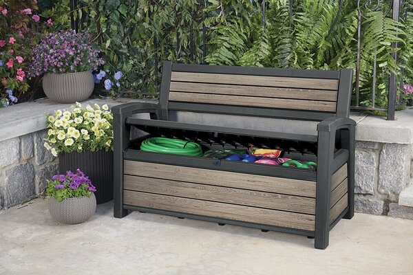 Deco garden Zahradní lavice 227 l, ashwood KETER 261850