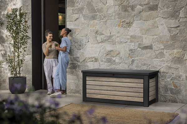 Signature horizontal Zahradní úložný box 630 l, ashwood KETER 261894