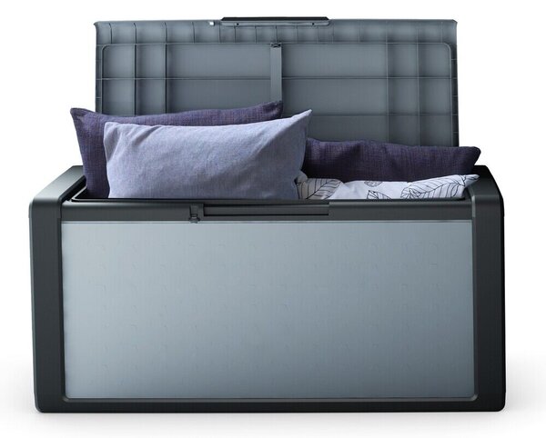 Titan Chest Zahradní úložný box 300 l, šedá/černá KETER 245102