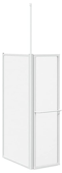 Sprchová a vanová zástěna tvar L 70x120x137cm 4 panely skládací 140787