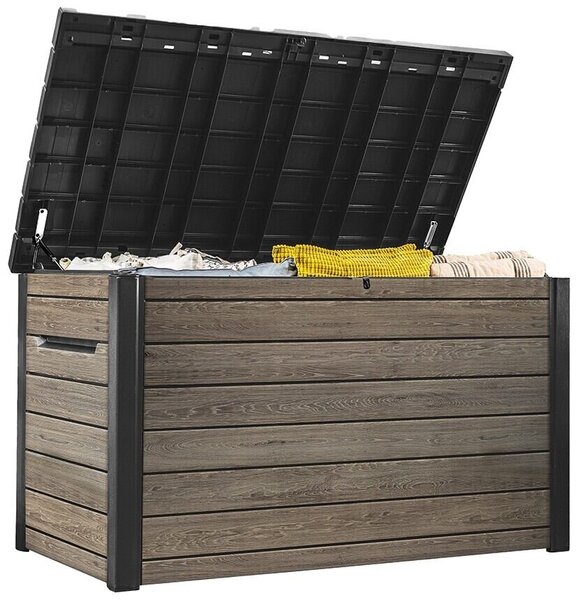 Signature horizontal Zahradní úložný box 870 l, ashwood KETER 261796