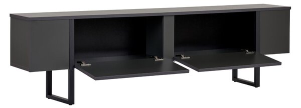TV stolek/skříňka Ontera (antracit + černá). Akce -22%
