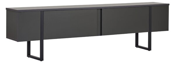 TV stolek/skříňka Ontera (antracit + černá). Akce -22%