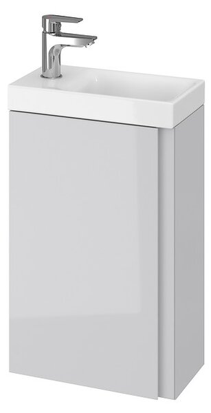 Cersanit - SET skříňka + umyvadlo, šedý lesk, Moduo 40, S801-217-DSM