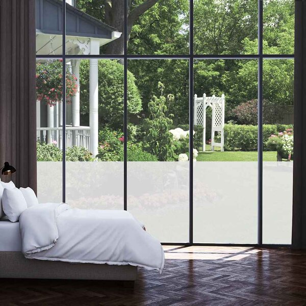 Okenní fólie matná šedá 0,9x5 m PVC 140894