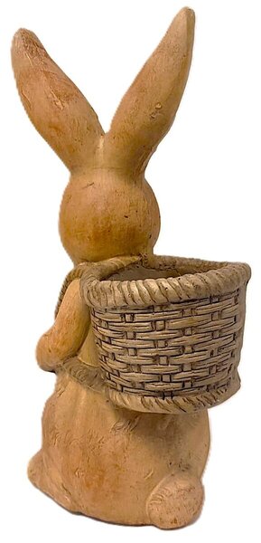 Zajíc s nůší velký 45 x 23 cm, hnědý PRODEX 25176