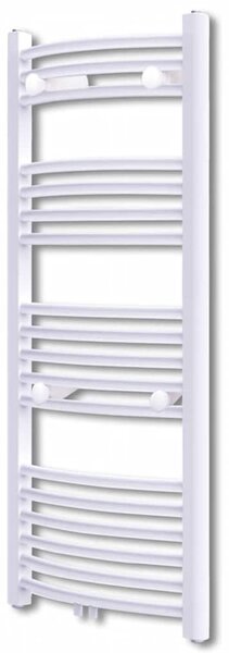 Žebříkový radiátor obloukový, ústřední topení 600 x 1160 mm boční a střední přípojka 140852