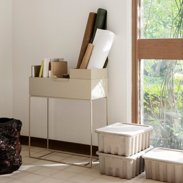 FERM LIVING Truhlík Plant Box, Dark Chocolate