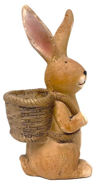 Zajíc s nůší velký 45 x 23 cm, hnědý PRODEX 25176