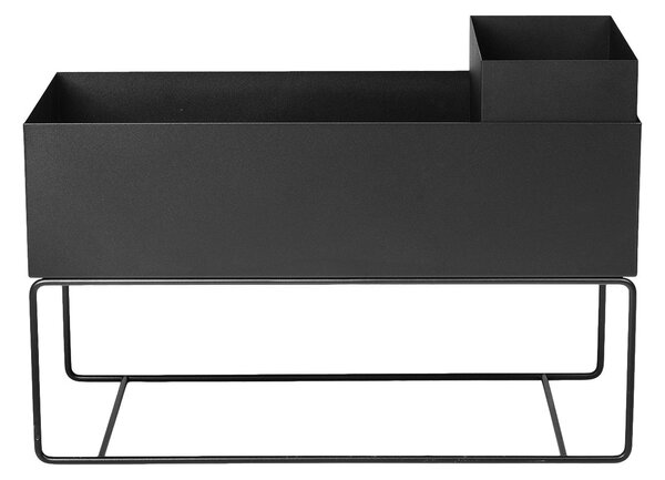 FERM LIVING Truhlík Plant Box Large, Black