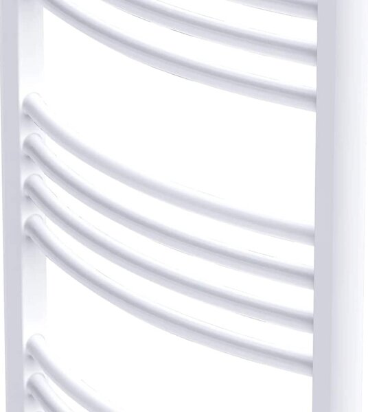 Žebříkový radiátor obloukový, ústřední topení 600 x 1160 mm boční a střední přípojka 140852