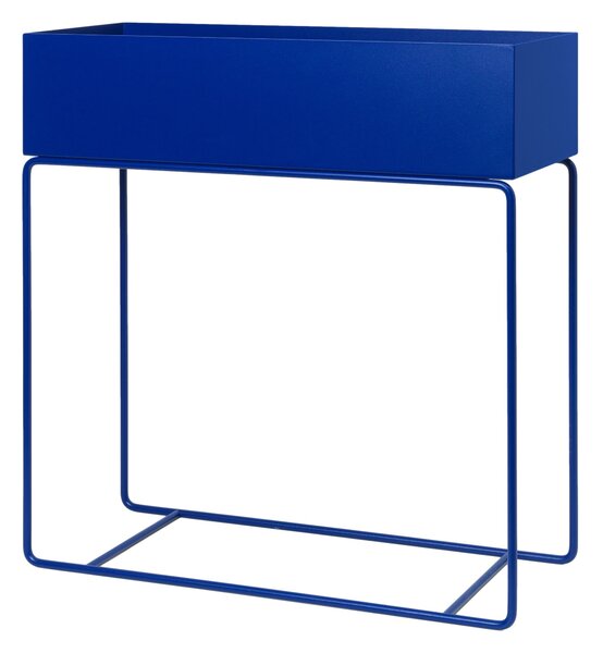 FERM LIVING Truhlík Plant Box, Bright Blue