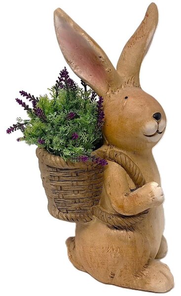 Zajíc s nůší velký 45 x 23 cm, hnědý PRODEX 25176