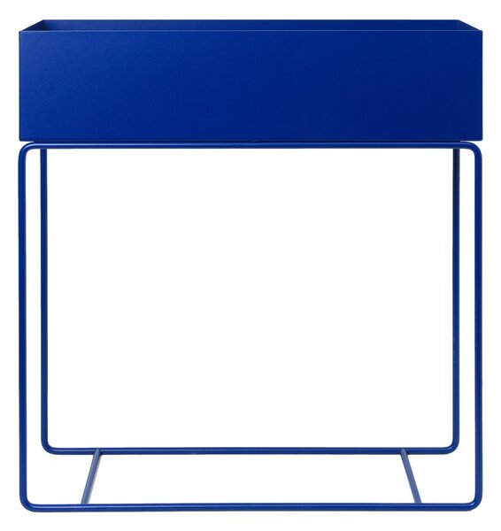 FERM LIVING Truhlík Plant Box, Bright Blue