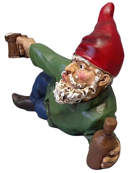 Trpaslík s lahví a půllitrem 24 x 19 cm PRODEX A00897