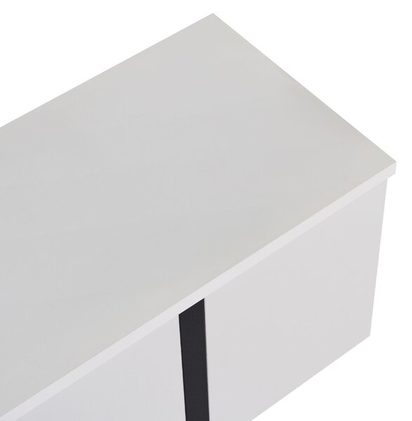 TV stolek/skříňka Ontera (bílá + černá). Akce -16%