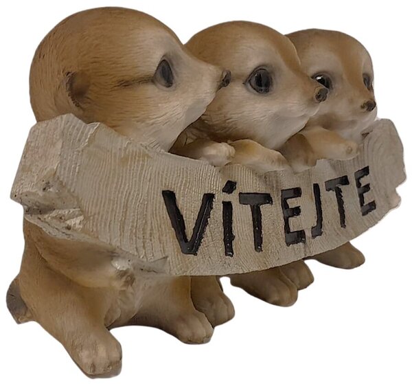 Surikaty "Vítejte" 25 x 13 cm PRODEX A00893