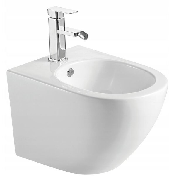 Mexen LENA Rimless, závěsná WC mísa se sedátkem + bidet, bílá, 30224000+35224800