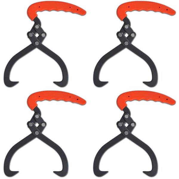 Kleště na klády s PVC rukojetí - 4 ks 141269