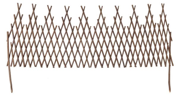 Vrbový plot s mřížovím 5 ks 170 x 37 cm 141620
