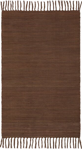 RUČNĚ TKANÝ KOBEREC, 70/120 cm, hnědá Boxxx - Vlněné koberce
