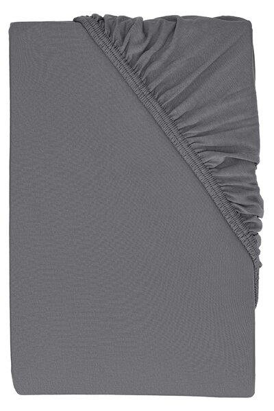 Livarno® Žerzejové napínací prostěradlo, 90–100 x 200 cm (šedá) (100407140003)