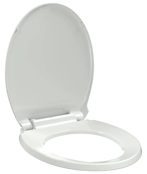 WC sedátko s pomalým sklápěním bílé oválné 141762