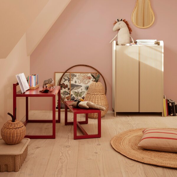FERM LIVING Dětská židle Little Architect, Poppy Red