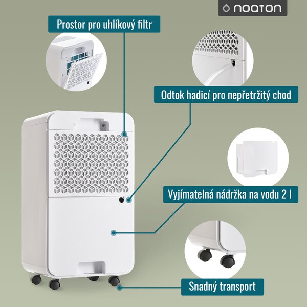 Noaton DF 4114, odvlhčovač a čistička vzduchu (Použitý, Záruka 21 měsíců)