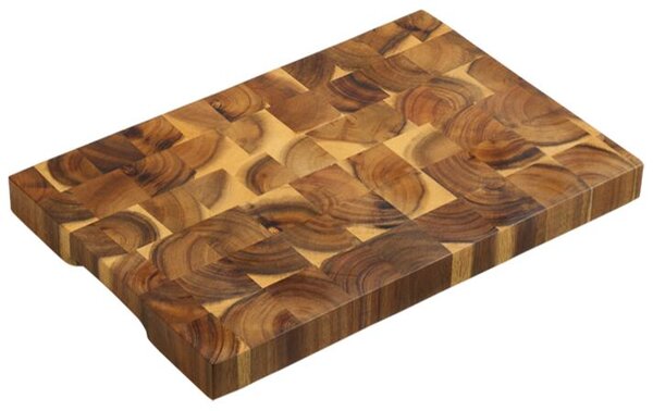 Profesionální deska na krájení 36 x 24 x 3,5 cm, akáciové dřevo KESPER 28150