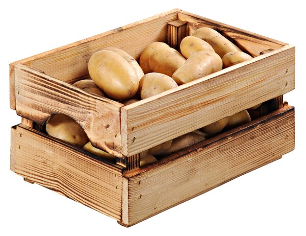 Úložný stohovatelný box 30 x 20 x 15 cm, borovicové dřevo KESPER 69404