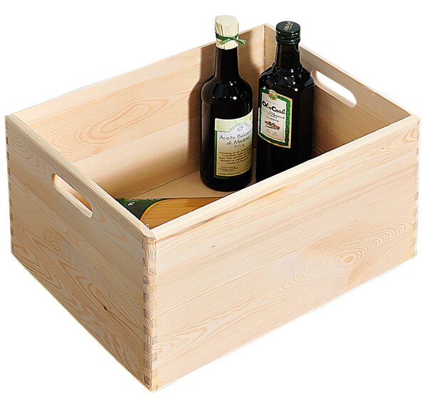 Úložný box 40 x 30 x 23 cm, borovicové dřevo KESPER 69600