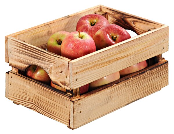 Úložný stohovatelný box 30 x 20 x 15 cm, borovicové dřevo KESPER 69404