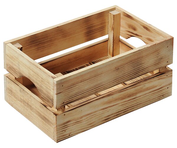 Úložný stohovatelný box 30 x 20 x 15 cm, borovicové dřevo KESPER 69404