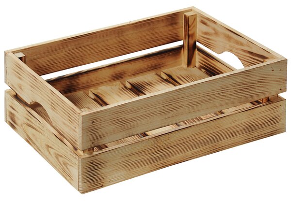 Úložný stohovatelný box 40 x 30 x 15 cm, borovicové dřevo KESPER 69504