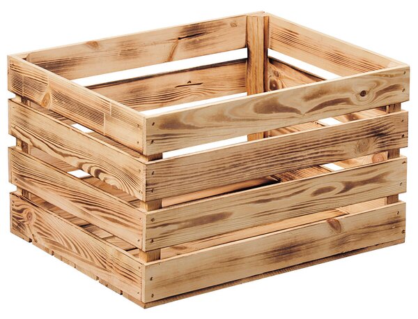 Úložný stohovatelný box 47 x 36 x 28 cm, borovicové dřevo KESPER 69250