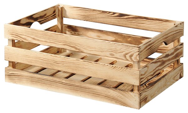 Úložný stohovatelný box 58,5 x 39 x 24 cm, borovicové dřevo KESPER 69251